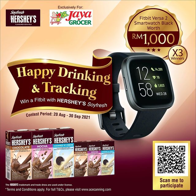 Happy Drinking & Tracking Contest with Hershey's x Jaya Grocer