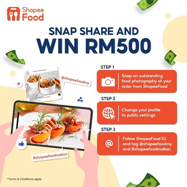 SNAP, SHARE AND WIN RM500