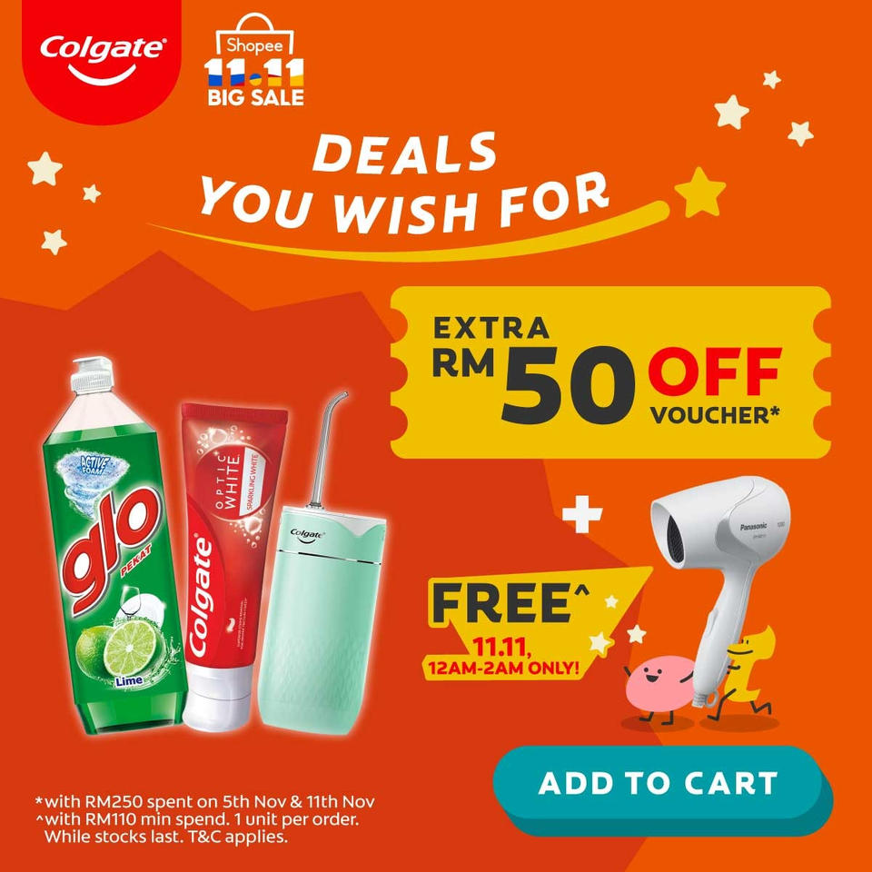 Colgate's 11.11 Shopee Sale