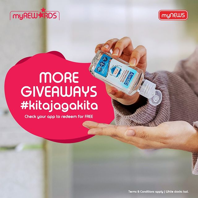 Free Hand Sanitizer from myREWARDS