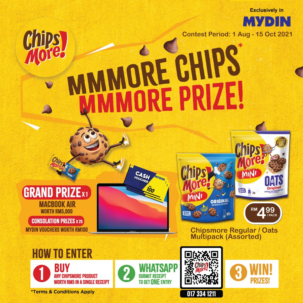 Chipsmore x Mydin More Chips More Prize Giveaway Contest